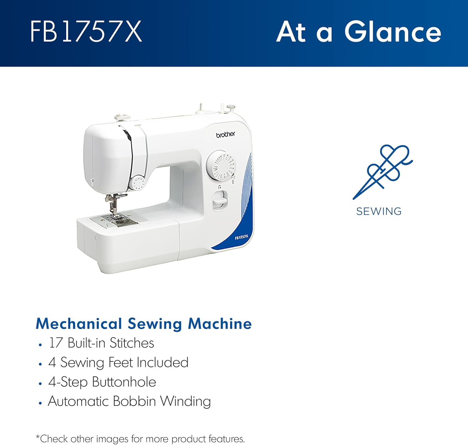 Brother FB1757X Mechanical Sewing Machine1 Brother FB1757X Mechanical Sewing Machine