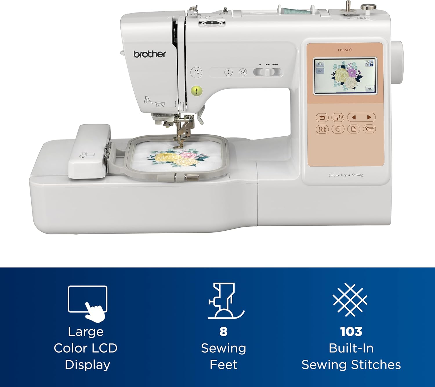 Brother LB5500 Combo Sewing & Embroidery Machine4 Brother LB5500 Combo Sewing & Embroidery Machine