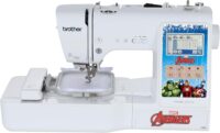 Brother LB5500M Marvel 2-in-1 Combo Sewing & Embroidery Machine, 16.5 x 7.76 x 12.1 inches, White