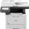 Brother Professional Laser Printer All-in-One with Scanner and Copier, High-Speed 50 ppm Monochrome Printing, Wireless Network Ready, Dual-Band WiFi, Auto 2-Sided Print (MFC-L5915DW)