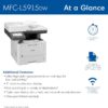 Brother Professional Laser Printer All-in-One with Scanner and Copier, High-Speed 50 ppm Monochrome Printing, Wireless Network Ready, Dual-Band WiFi, Auto 2-Sided Print (MFC-L5915DW) Brother Professional Laser Printer All-in-One with Scanner and Copier, High-Speed 50 ppm Monochrome Printing, Wireless Network Ready, Dual-Band WiFi, Auto 2-Sided Print (MFC-L5915DW)