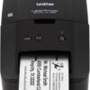 Brother QL-600 Desktop Monochrome Label Printer, up to 2.4" Label Width, No ink required, uses Brother Genuine DK drop-in Rolls for Fast Labeling and easy integration with Microsoft applications