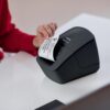 Brother QL-600 Desktop Monochrome Label Printer, up to 2.4" Label Width, No ink required, uses Brother Genuine DK drop-in Rolls for Fast Labeling and easy integration with Microsoft applications