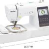 Brother SE700 Sewing and Embroidery Machine, Wireless LAN Connected, 135 Built-in Designs, 103 Built-in Stitches, Computerized, 4" x 4" Hoop Area, 3.7" Touchscreen Display, 8 Included Feet, White