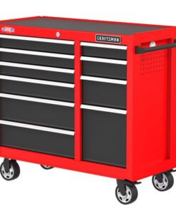 CRAFTSMAN 2000 Series 41.28-in W x 38.05-in H 10 -Drawer Steel Rolling Tool Cabinet ( Red )
