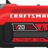 CRAFTSMAN 20V Power Tool Battery 2-Pack, Lithium-ion with Charger (CMCB204-2CK) CRAFTSMAN 20V Power Tool Battery 2-Pack, Lithium-ion with Charger (CMCB204-2CK)
