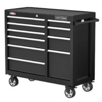 CRAFTSMAN CMST98270BK 2000 Series 41.28-in W x 38.05-in H 10 -Drawer Steel Rolling Tool Cabinet ( Black )