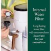Cafe 10 -Cup Programmable Residential Drip coffee maker with Automatic Shut-Off ( Stainless Steel )
