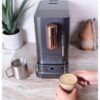 Cafe Affetto Automatic Stainless steel Programmable Wi-Fi Espresso Machine with Drip Tray ( Matte Black )