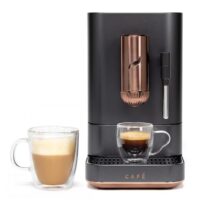 Cafe Affetto Automatic Stainless steel Programmable Wi-Fi Espresso Machine with Drip Tray ( Matte Black )