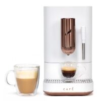 Cafe Affetto Automatic Stainless steel Programmable Wi-Fi Espresso Machine with Drip Tray ( Matte White )
