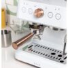 Cafe Bellissimo Semi automatic Stainless steel Programmable Wi-Fi Espresso Machine with Drip Tray ( Matte White )