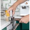Cafe Bellissimo Semi automatic Stainless steel Programmable Wi-Fi Espresso Machine with Drip Tray ( Matte White )