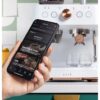 Cafe Bellissimo Semi automatic Stainless steel Programmable Wi-Fi Espresso Machine with Drip Tray ( Matte White )