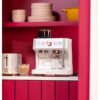 Cafe Bellissimo Semi automatic Stainless steel Programmable Wi-Fi Espresso Machine with Drip Tray ( Matte White )