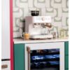 Cafe Bellissimo Semi automatic Stainless steel Programmable Wi-Fi Espresso Machine with Drip Tray ( Matte White )