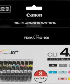 Canon CLI-42 Genuine Eight Color Pack, Compatible with PIXMA PRO-100 Printers