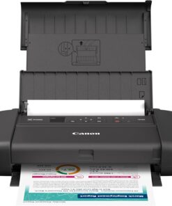 Canon PIXMA TR160 Wireless Portable Printer, 50-Sheet Paper Tray and 1.44" Display