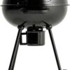 Char-Griller CG30040725 22-inch Kettle Charcoal Grill and Smoker - Steel, Black - 363 sq. in. Cooking Area