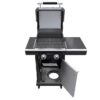 Charbroil Commercial Series Grill and Griddle Combo Stainless Steel 2 -Burner Infrared Liquid Propane and Natural Gas Grill