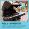 Charbroil Commercial Series Grill and Griddle Combo Stainless Steel 2 -Burner Infrared Liquid Propane and Natural Gas Grill