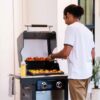 Charbroil Commercial Series Grill and Griddle Combo Stainless Steel 2 -Burner Infrared Liquid Propane and Natural Gas Grill
