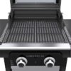 Charbroil Commercial Series Grill and Griddle Combo Stainless Steel 2 -Burner Infrared Liquid Propane and Natural Gas Grill