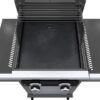 Charbroil Commercial Series Grill and Griddle Combo Stainless Steel 2 -Burner Infrared Liquid Propane and Natural Gas Grill