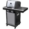 Charbroil Commercial Series Grill and Griddle Combo Stainless Steel 2 -Burner Infrared Liquid Propane and Natural Gas Grill