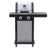 Charbroil Commercial Series Grill and Griddle Combo Stainless Steel 2 -Burner Infrared Liquid Propane and Natural Gas Grill