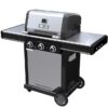 Charbroil Commercial Series Grill and Griddle Combo Stainless Steel 3 -Burner Infrared Liquid Propane and Natural Gas Grill