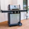 Charbroil Commercial Series Grill and Griddle Combo Stainless Steel 3 -Burner Infrared Liquid Propane and Natural Gas Grill