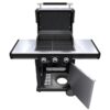 Charbroil Commercial Series Grill and Griddle Combo Stainless Steel 3 -Burner Infrared Liquid Propane and Natural Gas Grill