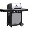 Charbroil Commercial Series Grill and Griddle Combo Stainless Steel 3 -Burner Infrared Liquid Propane and Natural Gas Grill