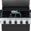 Charbroil 463219125 Performance Series Black and Silver 5 -Burner Liquid Propane Gas Grill 1 -Side Burner