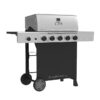 Charbroil 463219125 Performance Series Black and Silver 5 -Burner Liquid Propane Gas Grill 1 -Side Burner