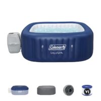 Coleman SaluSpa 140 Jet 6 -Person Inflatable Square Hot Tub (Cover Included)