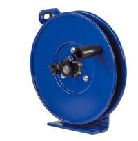 Coxreels SDHL-200 Static Discharge Hand Crank Cable Reel: 200' cable,Blue,3/32" Ø, less cable