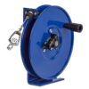 Coxreels SDHL-200 Static Discharge Hand Crank Cable Reel: 200' cable,Blue,3/32" Ø, less cable