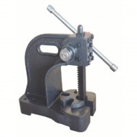 DAYTON 3Z949 Arbor Press: 3 ton Force in Tons, 12 in Swing (In.), 8-1/8 x 8-1/2 in, 1 to 2 in