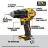 DEWALT DCK203P2 20-volt max 2 -Tool Brushless Power Tool Combo Kit with Soft Case ( 2 -Batteries Included and Charger Included )