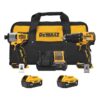 DEWALT DCK203P2 20-volt max 2 -Tool Brushless Power Tool Combo Kit with Soft Case ( 2 -Batteries Included and Charger Included )