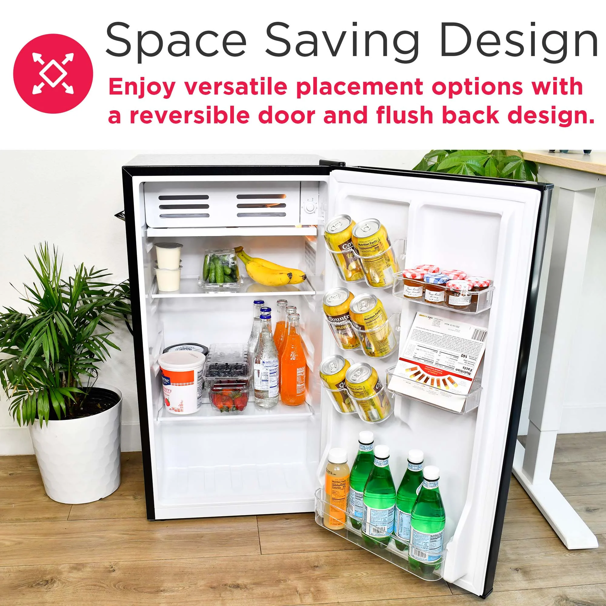 Frigidaire 3.2 Cu. ft. Retro Compact Refrigerator with Side Bottle Opener EFR376, Black12 Frigidaire 3.2 Cu. ft. Retro Compact Refrigerator with Side Bottle Opener EFR376, Black