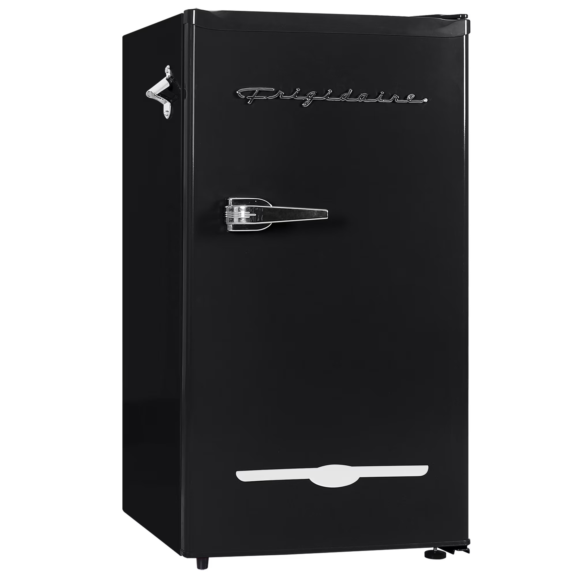 Frigidaire 3.2 Cu. ft. Retro Compact Refrigerator with Side Bottle Opener EFR376, Black_11zon Frigidaire 3.2 Cu. ft. Retro Compact Refrigerator with Side Bottle Opener EFR376, Black