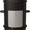 GasOne CSM-18 Vertical Smoker – 18 Inch Heavy Duty Charcoal Smoker – Multipurpose Charcoal BBQ Grill Smoker for Outdoor – Easy Assembly, 1 Access Door Grill with Smoker