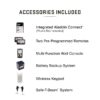 Genie 1-1/4 HPc Smart Compatible Belt drive Garage Door Opener Wi-Fi Compatibility and Battery Back-Up