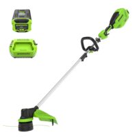 Greenworks 60V 16” Front Mount String Trimmer + 2.5Ah Battery & 3A Charger 2134302