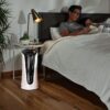 HOMEDICS Top-Fill 85-Hour 1.38-Gallon Tower Cool mist/Warm mist Humidifier (For Rooms Up To 521.0-sq ft ) White