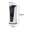 HOMEDICS Top-Fill 85-Hour 1.38-Gallon Tower Cool mist/Warm mist Humidifier (For Rooms Up To 521.0-sq ft ) White