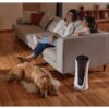HOMEDICS Top-Fill 85-Hour 1.38-Gallon Tower Cool mist/Warm mist Humidifier (For Rooms Up To 521.0-sq ft ) White